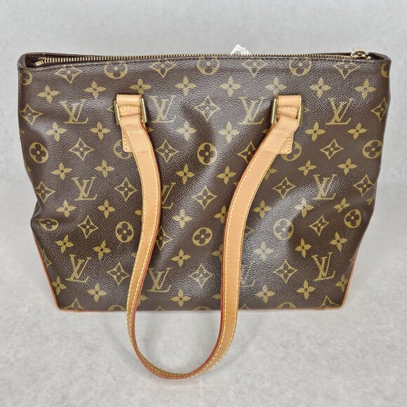 Lous Vuitton Monogram Cabas Piano Tote Bag Handbag Purse with Card - Picture 3 of 14